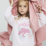 【gelato pique】KIDSベビモコジャガードプルオーバー ￥7,480 【gelato pique】KIDSベビモコジャガードロングパンツ ￥7,480