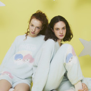 オンライン限定アイテム【gelato pique】ベビモコジャガードプルオーバー＆ショートパンツセット　￥16,940