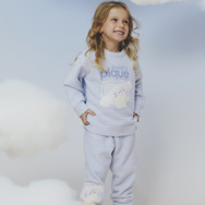 【gelato pique】KIDSベビモコジャガードプルオーバー ￥7,480 【gelato pique】KIDSベビモコジャガードロングパンツ ￥7,480