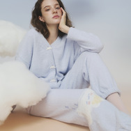【gelato pique】ベビモコジャガードカーディガン ￥13,420