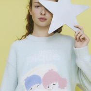 オンライン限定アイテム【gelato pique】ベビモコジャガードプルオーバー＆ショートパンツセット　￥16,940