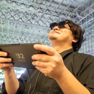 いつでもどこでもゲーム漬け。XRグラス「VITURE Pro 2」で、東京ゲームショウの待機時間中にも『鬼武者 Way of the Sword』に没頭！