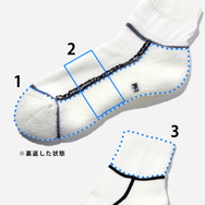 SNOOPY×CHICSTOCKS スポーツアンクル