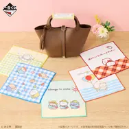 「一番くじ お文具といっしょ ～ちっちゃくなっちゃった!?～」G賞：バブいタオルコレクション（選べる全6種）　使用イメージ
