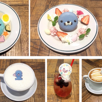 「ぼのぼの × TOWER RECORDS CAFE 第2弾 ～ぼのちゃんイースターカフェ～」メニュー通期(C)いがらしみきお / 竹書房・フジテレビ・エイケン