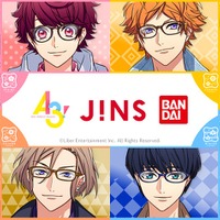 「A3!×JINS」イケメン劇団員をイメージした全20種のコラボ眼鏡 缶バッジも付属 画像