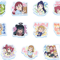 セガコラボカフェ ラブライブ！サンシャイン!!　アクリルバッジVol.1 (全11種：ランダム)　 500円(税込) (C)2017 プロジェクトラブライブ！サンシャイン!! (C)SEGA