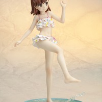 「御坂美琴 －ビーチサイド－ リニューアルパッケージ」は8,800円 （税抜）(C)鎌池和馬／冬川基／アスキー・メディアワークス／PROJECT-RAILGUN