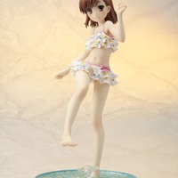 「御坂美琴 －ビーチサイド－ リニューアルパッケージ」は8,800円 （税抜）(C)鎌池和馬／冬川基／アスキー・メディアワークス／PROJECT-RAILGUN