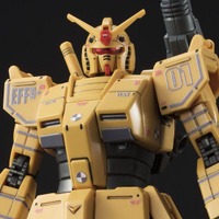 「ガンダム THE ORIGIN」RX-78-01［N］局地型ガンダム（ロールアウト）、ガンプラ再販！ 特徴的なイエローが映える 画像