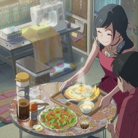 『天気の子』ヒロインの陽菜が主人公である帆高に料理をふるまうシーン（C）2019「天気の子」製作委員会