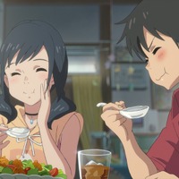 『天気の子』インスタントラーメンを使ったサラダ 劇中イメージ（左下）（C）2019「天気の子」製作委員会