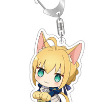 「にゃふぉるめ」シリーズ アクリルチャーム　セイバー　600円（税抜）（C）TYPE-MOON・ufotable・FSNPC