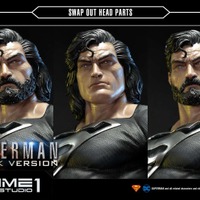 「ミュージアムマスターライン スーパーマン（コミック） スーパーマン　ブラックVer 」110,900円（税別）SUPERMAN and all related characters and elements （C） & TM DC Comics. （s19）