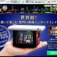 手のひらサイズのエンターテインメント「ハコビジョン」