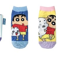 「Shinchan × Gomachan Dream Party」「しんちゃん×ゴマちゃん」トラベル巾着（800円・税抜）、キャラっクス（380円・税抜）、カラートートバッグ（1,200円・税抜）（C）臼井儀人／双葉社・シンエイ・テレビ朝日・ADK（C）森下裕美・OOP／Team Goma