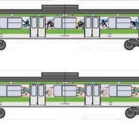 山手線に“マクロスF列車”、12月22日発車　年末年始の東京を走り抜ける 画像