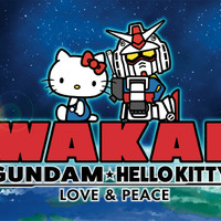 「2020年 愛と平和のガンダム&ハローキティプロジェクト」（C）創通・サンライズ（C）’76, ’19 SANRIO 著作(株)サンリオ