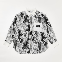 「ALL STARS PATTERN Shirt」8,000円（税別）（C）YOSHITAKA AMANO（C）「GIBIATE PROJECT」製作委員会