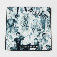 「ALL STARS  PATTERN Hand Towels」800円（税別）（C）YOSHITAKA AMANO（C）「GIBIATE PROJECT」製作委員会