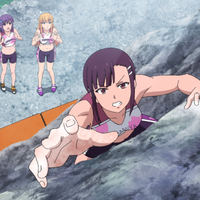 『いわかける！- Sport Climbing Girls -』第3話先行カット（C）石坂リューダイ・サイコミ/花宮女子クライミング部応援団