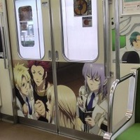アニメ列車「京まふ号」運行スタート 京都国際マンガ・アニメフェアをアピール 画像
