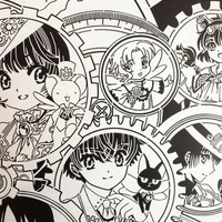 「伽羅切絵『CLAMP30周年キービジュアル』」15,000円（税込）（C）CLAMP・ShigatsuTsuitachi CO.,LTD.