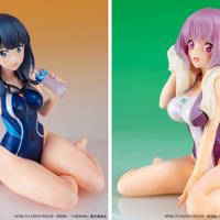 「SSSS.GRIDMAN『宝多六花』競泳水着ver. 1/7スケール【再販】 塗装済み完成品フィギュア」「SSSS.GRIDMAN『新条アカネ』競泳水着ver. 1/7スケール【再販】 塗装済み完成品フィギュア」（C）円谷プロ（C）2018 TRIGGER・雨宮哲／「GRIDMAN」製作委員会