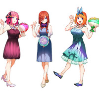「五等分の花嫁」五つ子がドレス姿で花束を♪ アニメイトでオンリーショップ開催 画像
