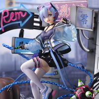 「リゼロ」エミリア＆レム＆ラム、ネオンシティに舞い降りた“Neon City Ver.”フィギュアの新カットを公開！ 画像