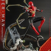 「【ムービー・マスターピース】『スパイダーマン：ノー・ウェイ・ホーム』1/6スケールフィギュア スパイダーマン（インテグレーテッドスーツ版）ボーナスアクセサリー付き」（C）MARVEL （C）2021 CPII.