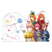 『五等分の花嫁∬』（読書）アクリルクロック（C）春場ねぎ・講談社／「五等分の花嫁∬」製作委員会