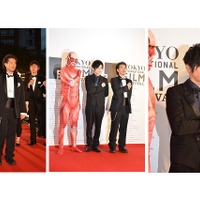 梶裕貴さん、巨人くんレッドカーペットに登場　東京国際映画祭を「進撃の巨人」が進撃 画像