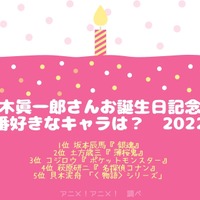 [三木眞一郎さんが演じた中で一番好きなキャラクターは？ 2022年版]TOP５