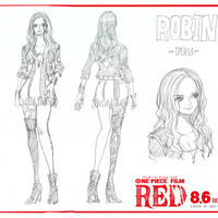 『ONE PIECE FILM RED』映画オリジナル“フェス衣裳”ロビン（C）尾田栄一郎／2022「ワンピース」製作委員会　