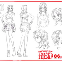 『ONE PIECE FILM RED』映画オリジナル“フェス衣裳”ナミ（C）尾田栄一郎／2022「ワンピース」製作委員会　