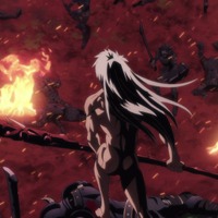 Netflixアニメ『BASTARD!! ―暗黒の破壊神―』ノンクレジットOP場面カット（C）萩原一至/集英社・BASTARD!! 製作委員会