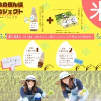 「前田船戸（俺ら）の田んぼ産『コシヒカリ』米400g×1個＜フォトポストカード3枚セット付＞」1,100円（税込）