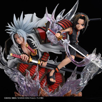 「シャーマンキング」葉＆阿弥陀丸が46cm超えの大ボリュームで立体化！ クリアエフェクトパーツで神秘的な仕上がりに 画像