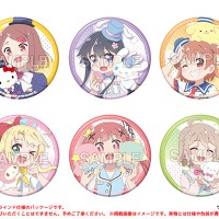 「私に天使が舞い降りた！×サンリオキャラクターズ」トレーディング缶バッジ（全6種） 単品550円(税込)/BOX3,300円(税込)（C）椋木ななつ・一迅社／わたてん製作委員会（C）椋木ななつ・一迅社／わたてんプレフレ製作委員会