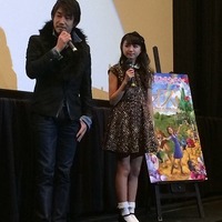 映画「オズ めざせ！エメラルドの国へ」　舞台挨拶に津田英佑とカリスマ小学生モデル香音