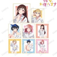 「描き下ろしイラスト 彼シャツver. トレーディングアクリルキーホルダー」単品 ¥715(税込), BOX ¥5,720(税込)（C）宮島礼吏・講談社／「彼女、お借りします」製作委員会2022（R）KODANSHA