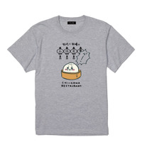 「ちいかわ飯店グッズショップ」Tシャツ　肉まんになっちゃった（C）nagano / chiikawa committee