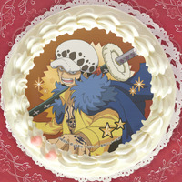 「ワンピース」ルフィ、ロー、キッドら“最悪の世代”とお祝い!? 誕生日やクリスマスにぴったりなプリントケーキ♪ 画像