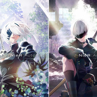 『NieR:Automata Ver1.1a』Visual 001：2B／Visual 002：9S（C）SQUARE ENIX／人類会議