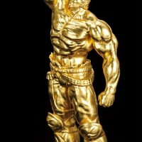 「北斗の拳」ラオウ、2m50cmの黄金像を初展示！ 約320万円の純金像も販売!? 画像