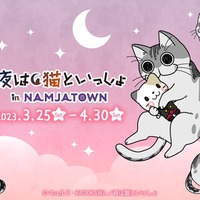 『夜は猫といっしょ』ナンジャタウン（C）キュル Z・KADOKAWA/夜は猫といっしょ