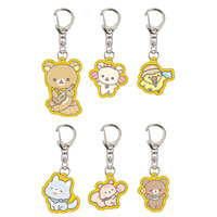 「Rilakkuma × TOWER RECORDSキャンペーン2023」コラボトレーディングアクリルキーホルダー 2023（全6種）各770円（税込）（C）2023 San-X Co., Ltd. All Rights Reserved.