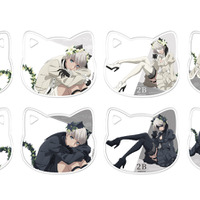 「NieR:Automata Ver1.1a in NAMJATOWN-クロトシロ-」アクリルコースター付きソフトドリンク(全8種)（C）SQUARE ENIX／人類会議