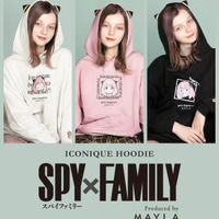 「SPY×FAMILY」アーニャをモチーフにした“フーディ”コレクション登場！「MAYLA」から表情異なる3色で展開 画像